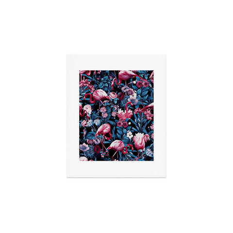 Burcu Korkmazyurek Floral and Flamingo VIII Art Print
