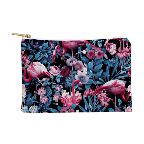 Burcu Korkmazyurek Floral and Flamingo VIII Pouch