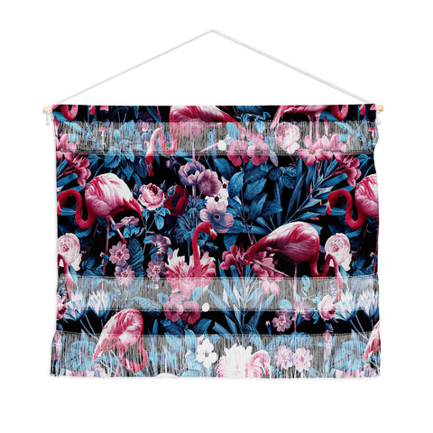 Burcu Korkmazyurek Floral and Flamingo VIII Wall Hanging Landscape