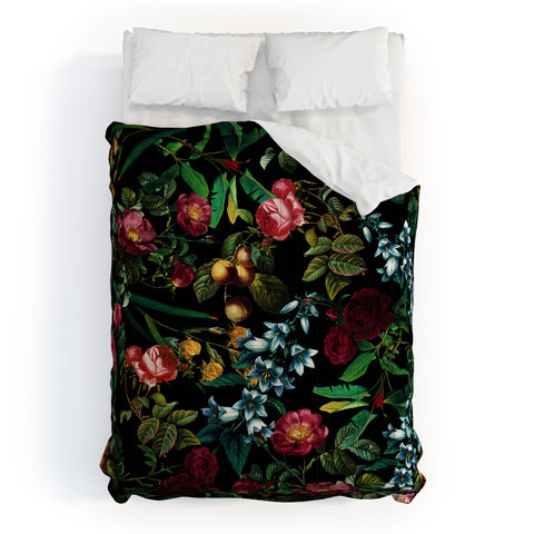 Burcu Korkmazyurek Floral Jungle Comforter