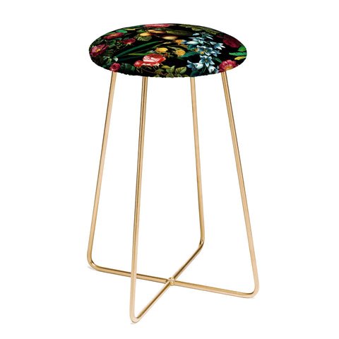 Burcu Korkmazyurek Floral Jungle Counter Stool