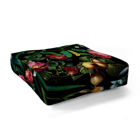 Burcu Korkmazyurek Floral Jungle Floor Pillow Square