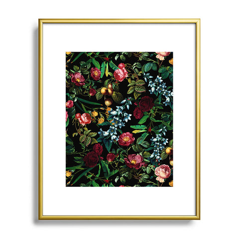 Burcu Korkmazyurek Floral Jungle Metal Framed Art Print