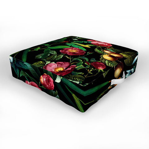 Burcu Korkmazyurek Floral Jungle Outdoor Floor Cushion