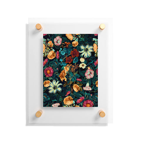 Burcu Korkmazyurek Floral Pattern Winter Garden Floating Acrylic Print