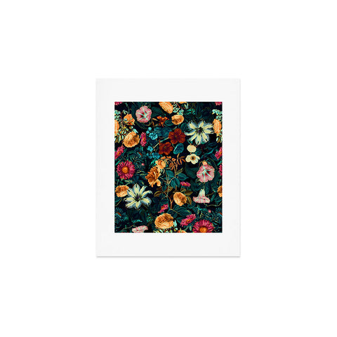 Burcu Korkmazyurek Floral Pattern Winter Garden Art Print