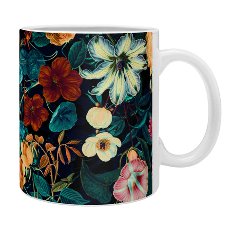 Burcu Korkmazyurek Floral Pattern Winter Garden Coffee Mug
