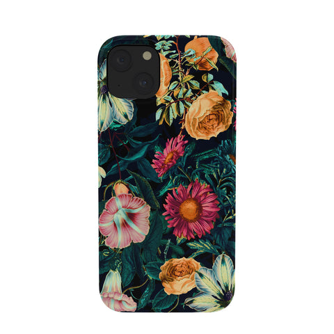 Burcu Korkmazyurek Floral Pattern Winter Garden Phone Case