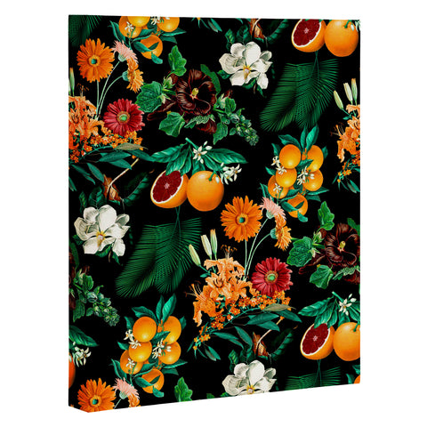 Burcu Korkmazyurek Fruit and Floral Pattern Art Canvas