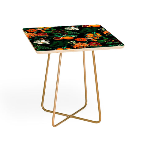 Burcu Korkmazyurek Fruit and Floral Pattern Side Table