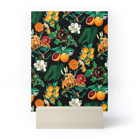 Burcu Korkmazyurek Fruit and Floral Pattern Mini Art Print