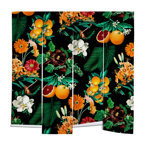 Burcu Korkmazyurek Fruit and Floral Pattern Wall Mural