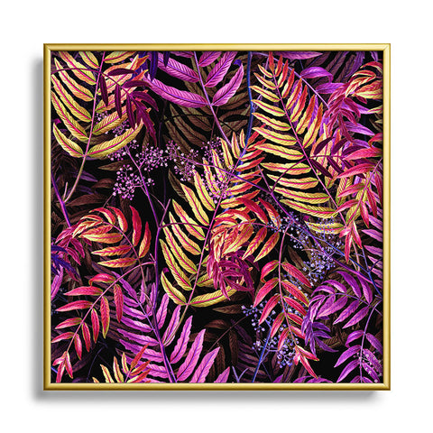 Burcu Korkmazyurek FUTURE NATURE XIV Metal Square Framed Art Print