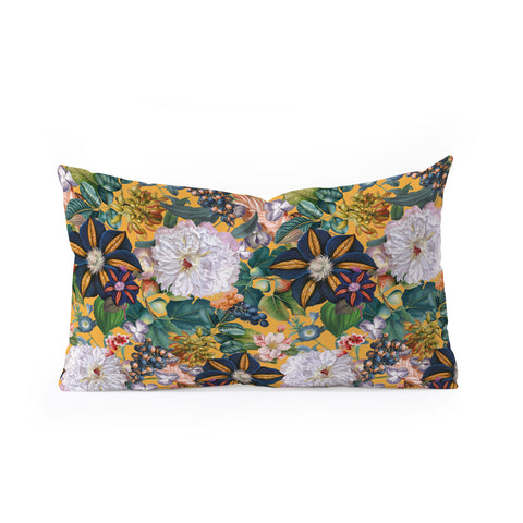 Burcu Korkmazyurek Garden of Eden II Oblong Throw Pillow