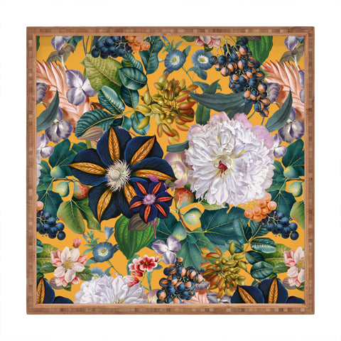 Burcu Korkmazyurek Garden of Eden II Square Tray