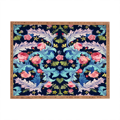 Burcu Korkmazyurek Garden Ornament III Rectangular Tray