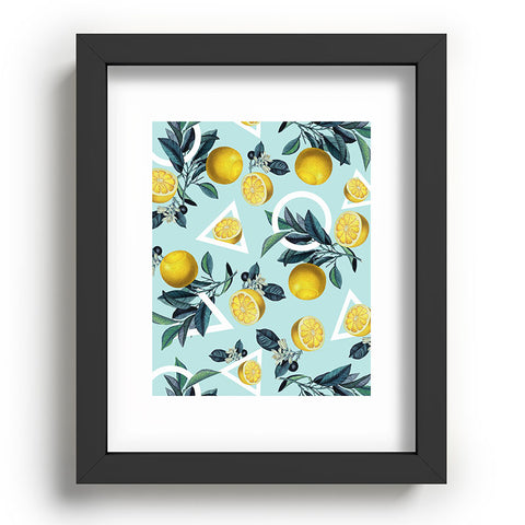 Burcu Korkmazyurek Geometric and Lemon III Recessed Framing Rectangle
