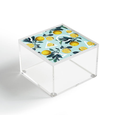 Burcu Korkmazyurek Geometric and Lemon III Acrylic Box