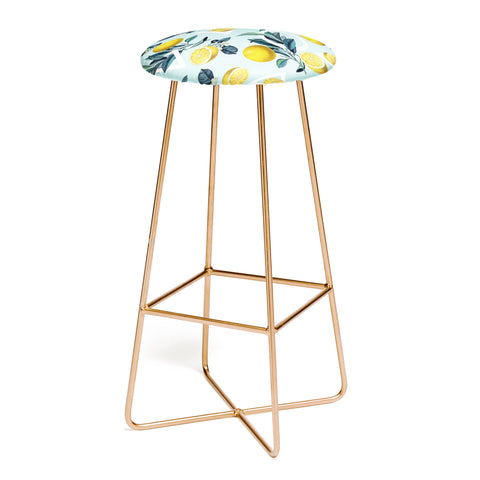 Burcu Korkmazyurek Geometric and Lemon III Bar Stool