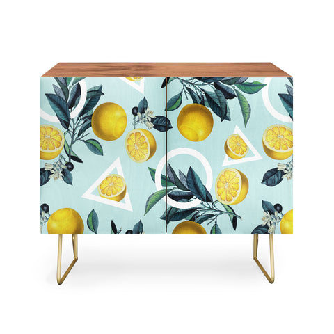 Burcu Korkmazyurek Geometric and Lemon III Credenza