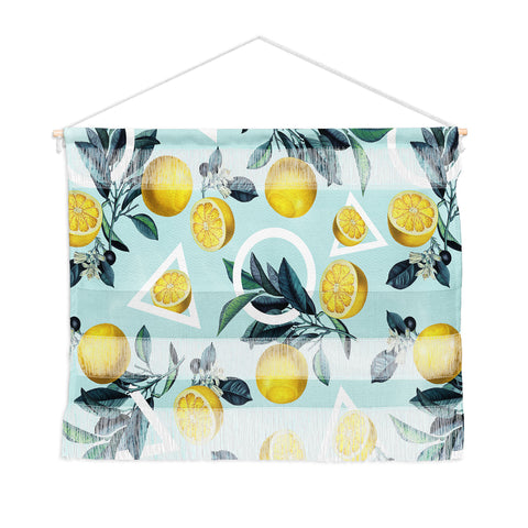 Burcu Korkmazyurek Geometric and Lemon III Wall Hanging Landscape