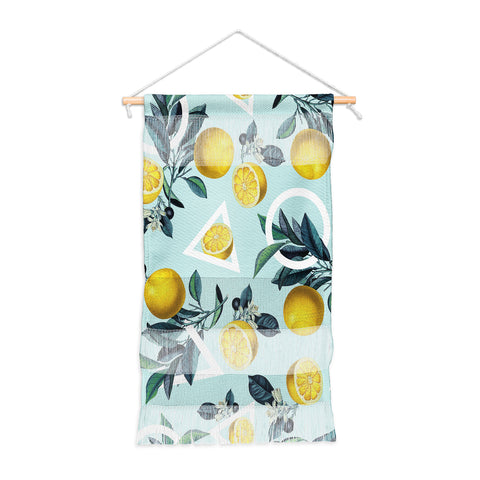 Burcu Korkmazyurek Geometric and Lemon III Wall Hanging Portrait