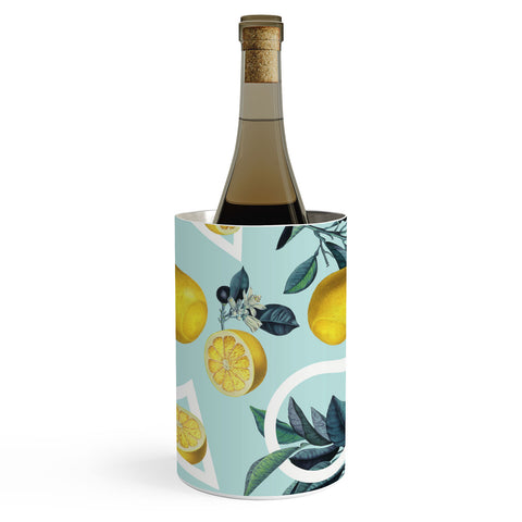 Burcu Korkmazyurek Geometric and Lemon III Wine Chiller