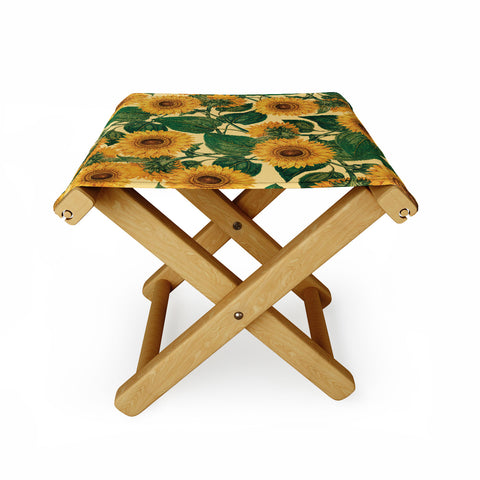 Burcu Korkmazyurek Helianthus Annuus Folding Stool