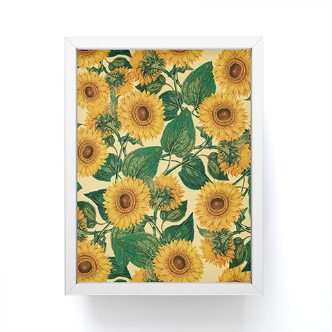 Burcu Korkmazyurek Helianthus Annuus Framed Mini Art Print