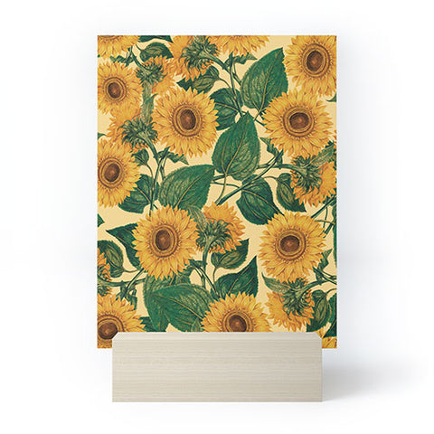 Burcu Korkmazyurek Helianthus Annuus Mini Art Print