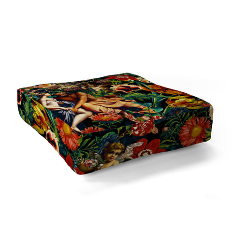 Burcu Korkmazyurek HERA and ZEUS Garden Floor Pillow Square