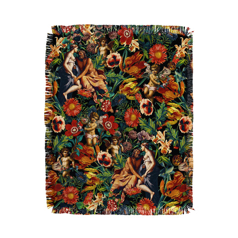 Burcu Korkmazyurek HERA and ZEUS Garden Throw Blanket