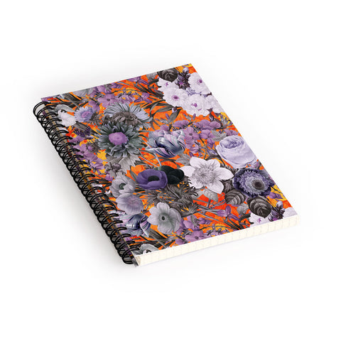 Burcu Korkmazyurek Magical Garden IX Spiral Notebook
