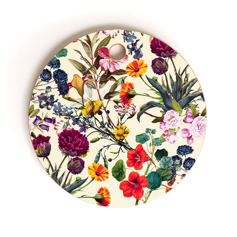 Burcu Korkmazyurek Magical Garden V Cutting Board Round