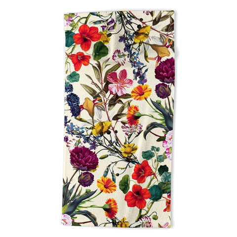 Burcu Korkmazyurek Magical Garden V Beach Towel