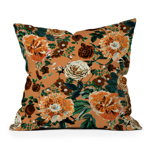 Burcu Korkmazyurek Magical Garden X Throw Pillow