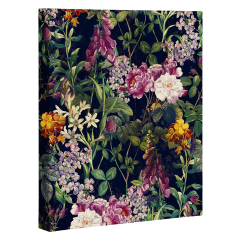 Burcu Korkmazyurek Midnight Forest VII Art Canvas