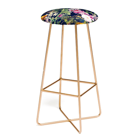 Burcu Korkmazyurek Midnight Forest VII Bar Stool