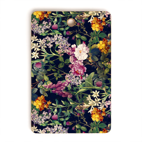 Burcu Korkmazyurek Midnight Forest VII Cutting Board Rectangle