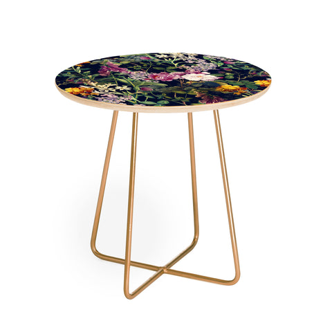 Burcu Korkmazyurek Midnight Forest VII Round Side Table