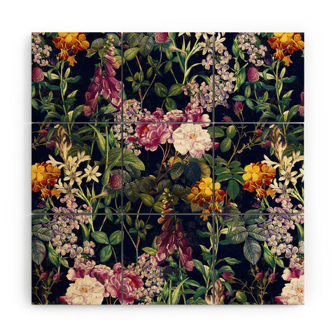 Burcu Korkmazyurek Midnight Forest VII Wood Wall Mural