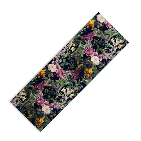 Burcu Korkmazyurek Midnight Forest VII Yoga Mat