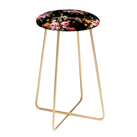 Burcu Korkmazyurek Midnight Garden IV Counter Stool