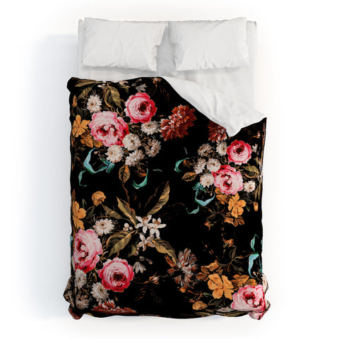 Burcu Korkmazyurek Midnight Garden IV Duvet Cover