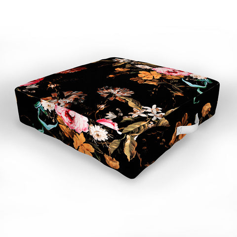 Burcu Korkmazyurek Midnight Garden IV Outdoor Floor Cushion