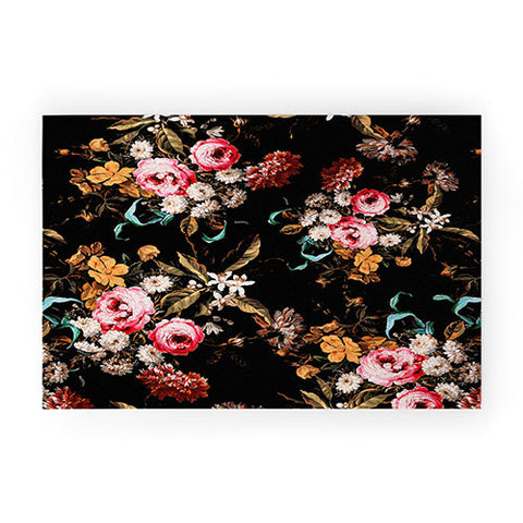 Burcu Korkmazyurek Midnight Garden IV Welcome Mat