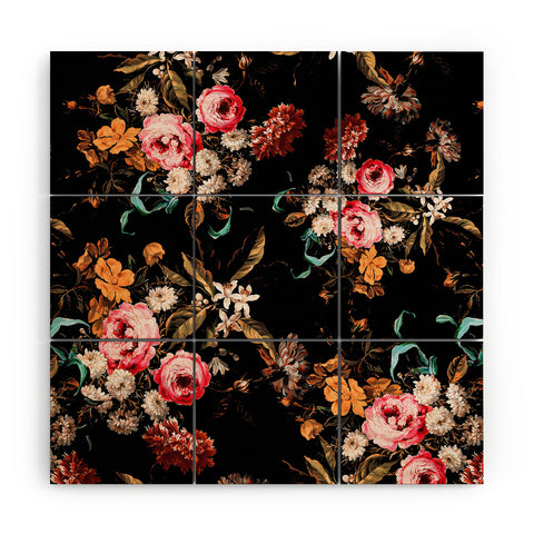 Burcu Korkmazyurek Midnight Garden IV Wood Wall Mural