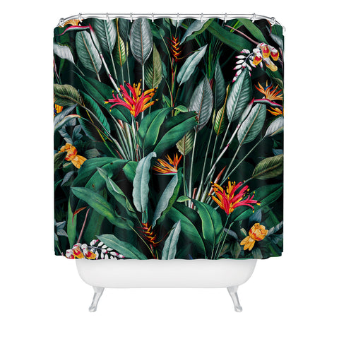 Burcu Korkmazyurek Midnight Garden V Shower Curtain