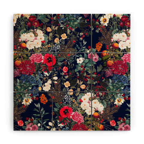 Burcu Korkmazyurek Midnight Garden VI Wood Wall Mural