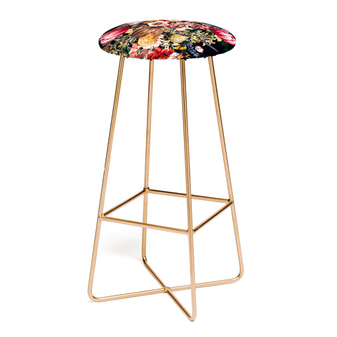 Burcu Korkmazyurek Midnight Garden VII Bar Stool